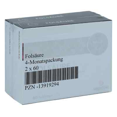 Folsäure Tabletten 2X60 szt. od Medicom Pharma GmbH PZN 13919294