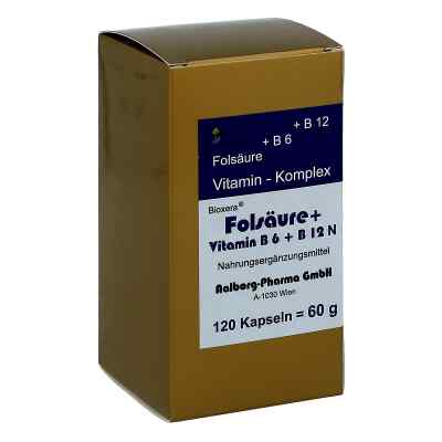 Folsäure+vitamin B6+b12 Komplex N Kapseln 120 szt. od FBK-Pharma GmbH PZN 12569018