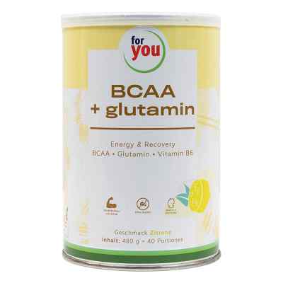 For You Bcca+glutamin Energy & Recovery Zitrone 480 g od For You eHealth GmbH PZN 15264265