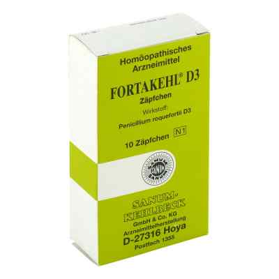 Fortakehl D3 czopki 10 szt. od SANUM-KEHLBECK GmbH & Co. KG PZN 04456984