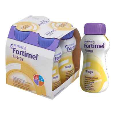 Fortimel Energy smak bananowy 4X200 ml od Danone Deutschland GmbH PZN 01125293