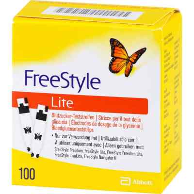 Freestyle Lite Teststreifen ohne Codieren Cpc 100 szt. od C P C medical GmbH & Co. KG PZN 10210448