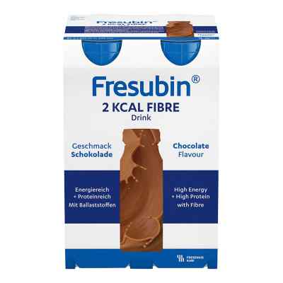 Fresubin 2 Kcal Fibre Drink czekoladowy 4X200 ml od Fresenius Kabi Deutschland GmbH PZN 00063762