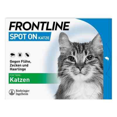 Frontline Spot preparat dla kotów, pipetka 3 szt. od Boehringer Ingelheim VETMEDICA G PZN 00662907