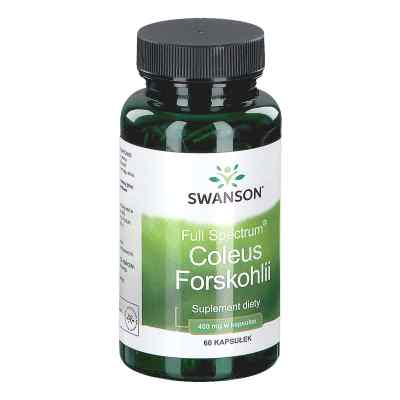 Full Spectrum Coleus Forskohlii Swanson kapsułki 60  od SWANSON HEALTH PRODUCTS PZN 08306091