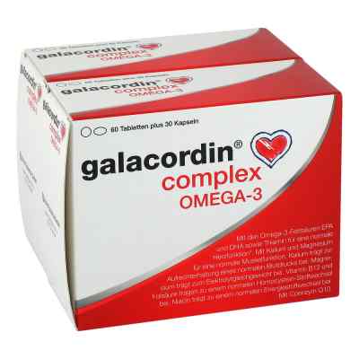 Galacordin complex Omega-3 tabletki plus kapsułki 120 szt. od biomo pharma GmbH PZN 11349875