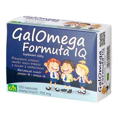 Galomega Formuła IQ kapsułki 150  od SPEC.PRZED.ROL.-PROD. GAL S.C. PZN 08300126