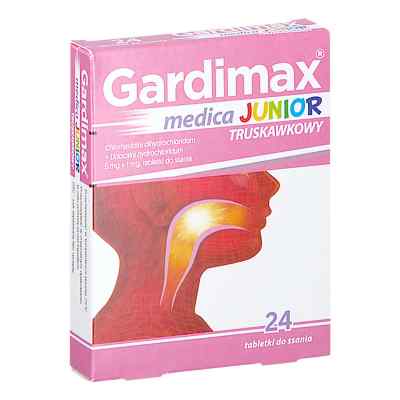 Gardimax medica junior truskawkowy tabletki do ssania 24  od  PZN 08304176