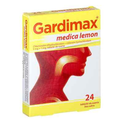 Gardimax medica lemon 24  od QUALIPHAR N.V/S.A PZN 08302215