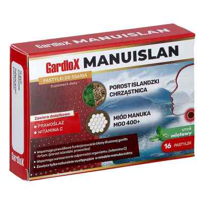 Gardlox Manuislan smak miętowy pastylki do ssania