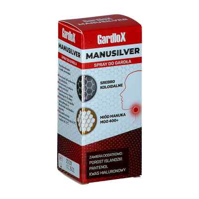 Gardlox Manusilver Spray do gardła 30 ml od S-LAB SP. Z O. O. PZN 08301171