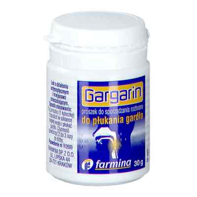 Gargarin proszek 30 g od FARMINA SP. Z O.O. PZN 08302434