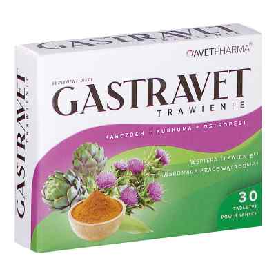 Gastravet Trawienie tabletki 30  od AVET PHARMA SP. Z.O.O. PZN 08303200