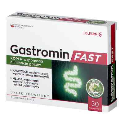 Gastromin Fast 30  od ZAKŁADY FARM. COLFARM PZN 08300820