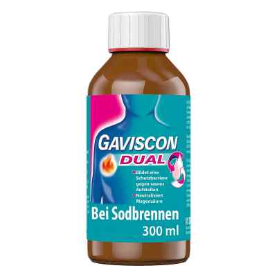 Gaviscon Dual 500mg/213mg/325mg zawiesina 300 ml od Reckitt Benckiser Deutschland GmbH PZN 13154733