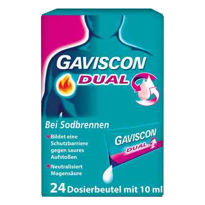 Gaviscon Dual saszetki 24X10 ml od Reckitt Benckiser Deutschland Gm PZN 04363834