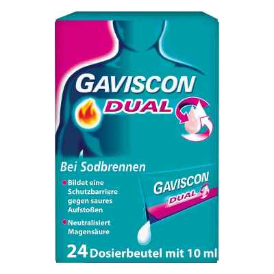 Gaviscon Dual saszetki 24X10 ml od Reckitt Benckiser Deutschland GmbH PZN 04363834