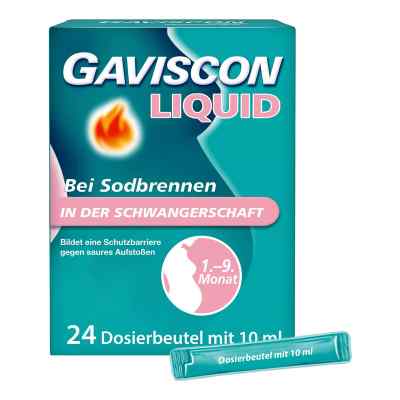 Gaviscon Liquid 500 mg/267 mg/160 mg saszetki 24X10 ml od Reckitt Benckiser Deutschland GmbH PZN 10982961