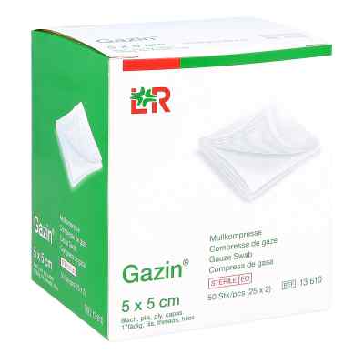 Gazin kompresy 5x5 cm 8-krotnie sterylne