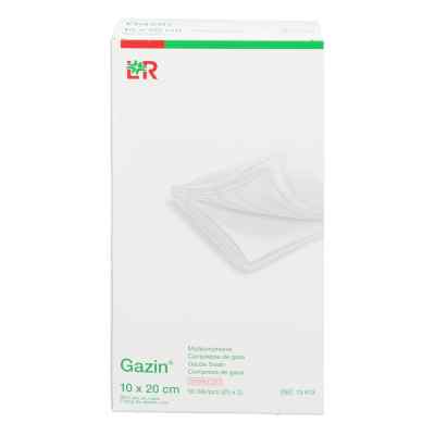Gazin Mullkomp.10x20 cm steril 8fach