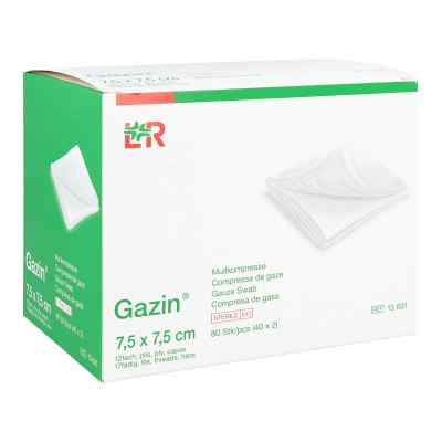 Gazin Mullkompresse 12fach 7,5x7,5cm steril