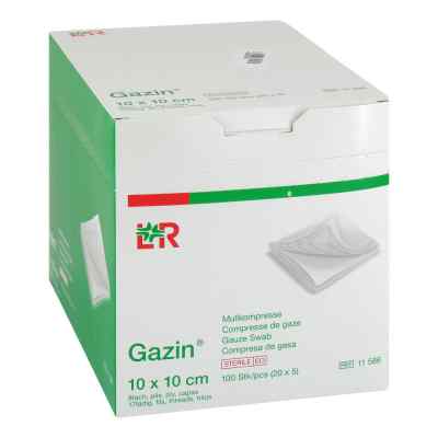 Gazin Mullkompresse 8fach 10x10cm steril