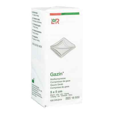 Gazin Op Kompressen 5x5cm 8fach 100 szt. od Lohmann & Rauscher GmbH & Co.KG PZN 03959358