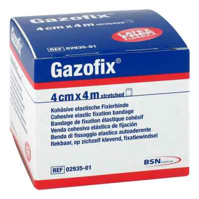 Gazofix Fixierbinde kohäsiv 4 cmx4 m