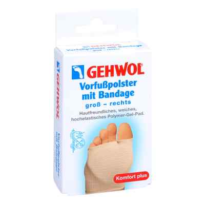 Gehwol Vorfusspolster mit Bandage rechts gross 1 szt. od Eduard Gerlach GmbH PZN 14129157
