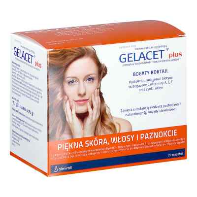 Gelacet Plus saszetki 21  od ALMIRALL HERMAL GMBH PZN 08302038