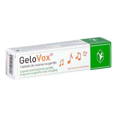 GeloVox cytrus-mentol tabletki do ssania 20 od G.POHL-BOSKAMP GMBH&CO.KG PZN 08302987