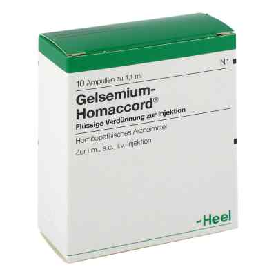 Gelsemium Homaccord ampułki. 10 szt. od Biologische Heilmittel Heel GmbH PZN 00412961