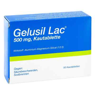 Gelusil Lac Kautabl. 50 szt. od CHEPLAPHARM Arzneimittel GmbH PZN 02498116
