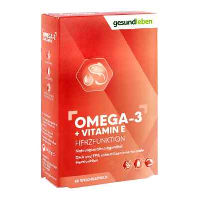 Gesund Leben Omega-3 1.000 mg Kapseln+vitamin E 60 szt. od Alliance Healthcare Deutschland  PZN 10518146