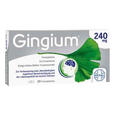 Gingium 240 mg Filmtabletten 20 szt. od Hexal AG PZN 14171194