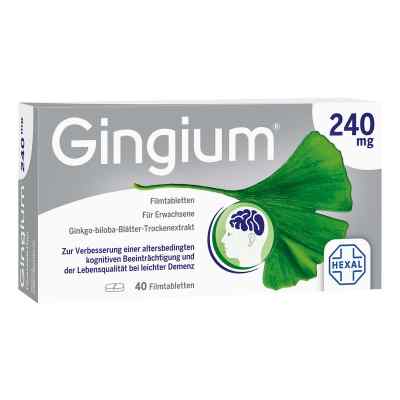 Gingium 240 mg Filmtabletten 40 szt. od Hexal AG PZN 14171202