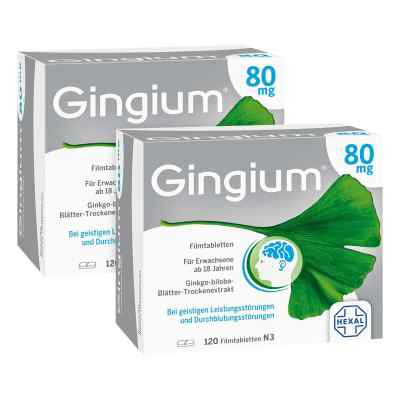 Gingium 80 mg Filmtabletten 2x 