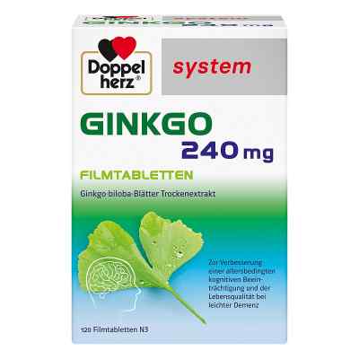 Ginkgo 240 mg Doppelherz system tabletki powlekane 120 szt. od Queisser Pharma GmbH & Co. KG PZN 12346979