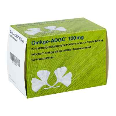 Ginkgo Adgc 120 mg Filmtabletten 120 szt. od KSK-Pharma Vertriebs AG PZN 13820414
