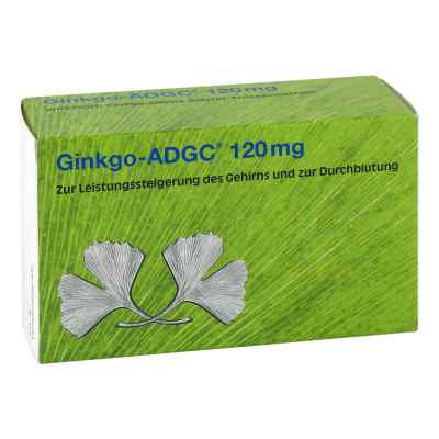 Ginkgo Adgc 120 mg Filmtabletten 60 szt. od KSK-Pharma Vertriebs AG PZN 13820408