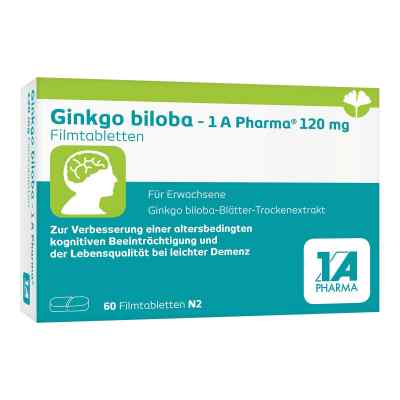 Ginkgo Biloba-1a Pharma 120 Mg Filmtabletten 60 szt. od 1 A Pharma GmbH PZN 17534792