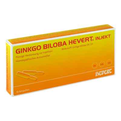 Ginkgo Biloba Hevert w ampułkach 10 szt. od Hevert Arzneimittel GmbH & Co. K PZN 03816216