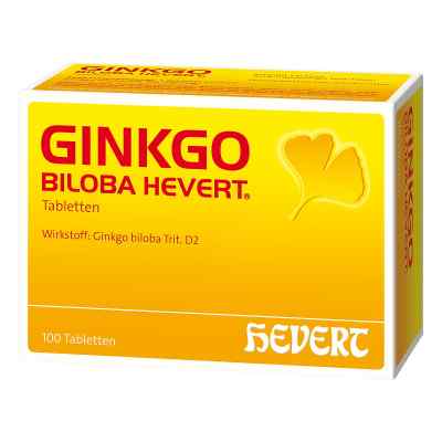 Ginkgo Biloba Hevert w tabletkach 100 szt. od Hevert-Arzneimittel GmbH & Co. K PZN 03816162