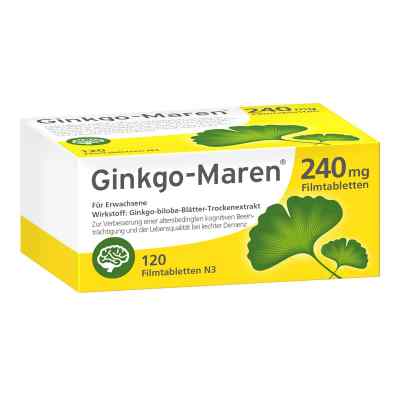 Ginkgo-Maren 240 mg tabletki powlekane 120 szt. od HERMES Arzneimittel GmbH PZN 12580497