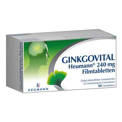 Ginkgovital Heumann 240 mg Filmtabletten 80 szt. od HEUMANN PHARMA GmbH & Co. Generi PZN 11526277