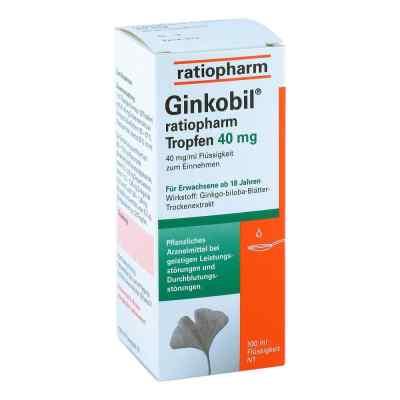 Ginkobil ratiopharm krople 40 mg 100 ml od ratiopharm GmbH PZN 06680898