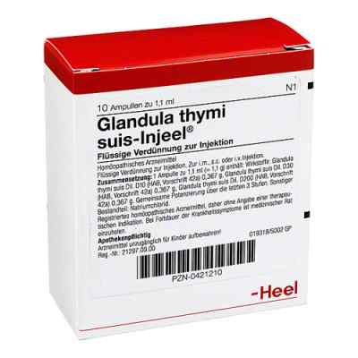 Glandula Thymi Suis Injeele 1,1 ml ampułki 10 szt. od Biologische Heilmittel Heel GmbH PZN 00421210