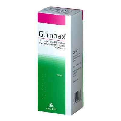 Glimbax roztwór do płukania jamy ustnej i gardła 200 ml od SUN-FARM SP. Z O.O. PZN 08300222