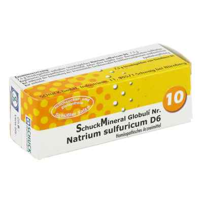 Globulki Schuckmineral 10 Natrium sulfuricum D6 7.5 g od SCHUCK GmbH Arzneimittelfabrik PZN 00425604