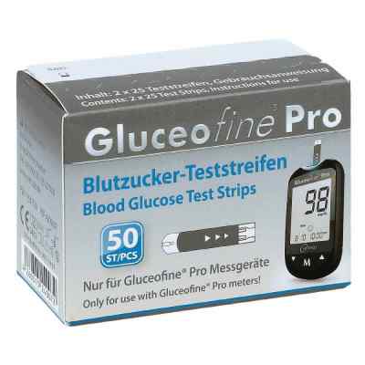 Gluceofine Pro Blutzucker-teststreifen 50 szt. od METRADO GmbH PZN 11537128